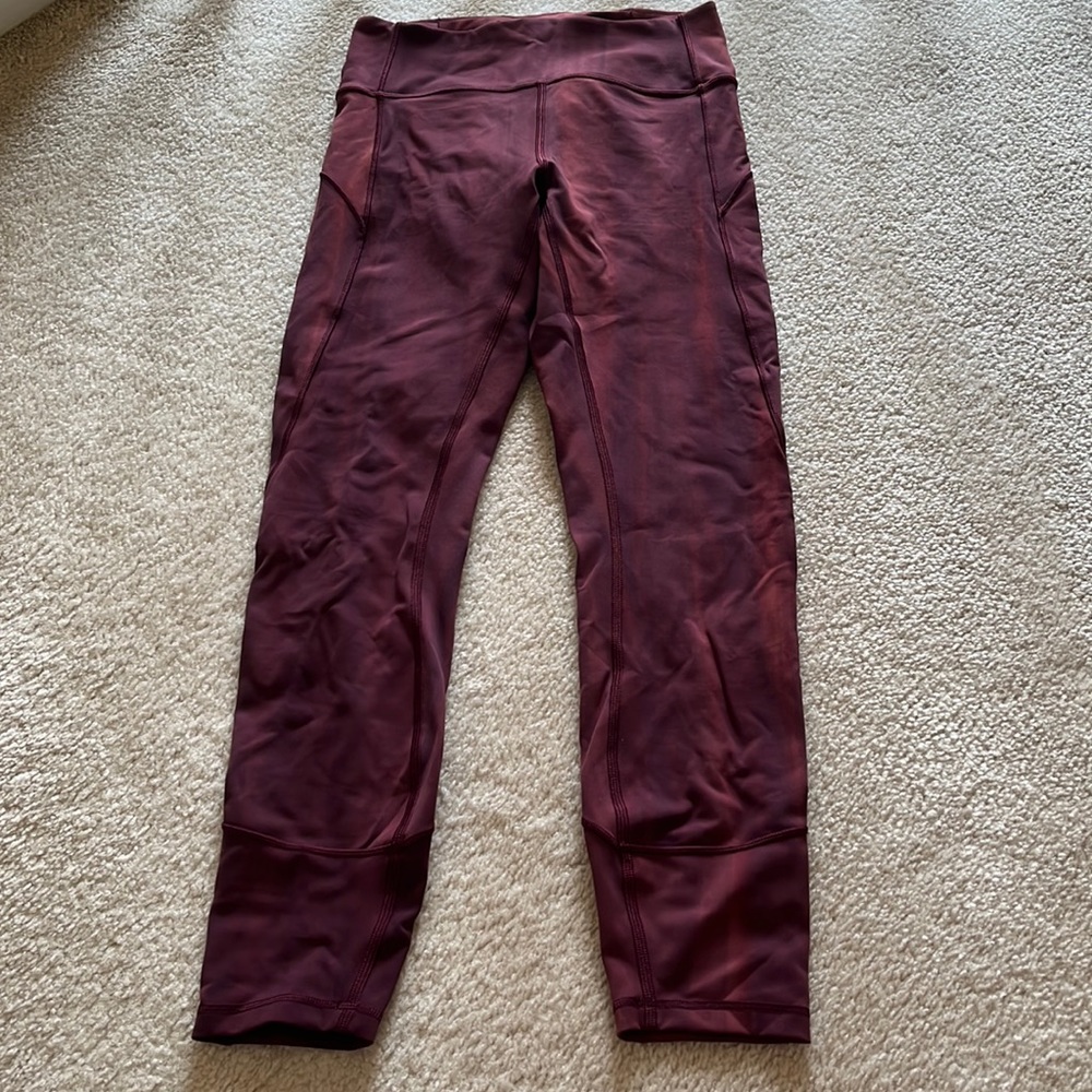 Lululemon in movement leggings 7/8 length